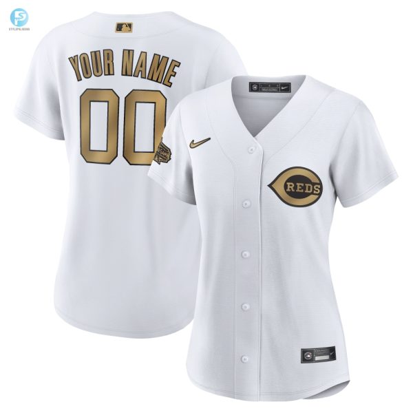 Cincinnati Reds Womens 2022 Mlb Allstar Game Replica Custom Jersey White Custom Jerseys Mlb stylepulseusa 1 1