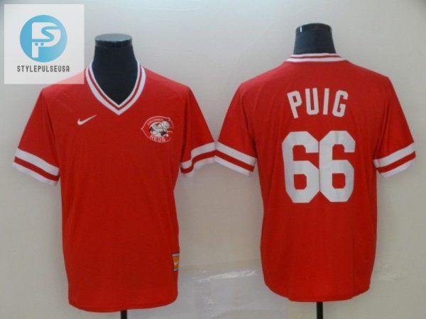 Cincinnati Reds Yasiel Puig 66 2020 Mlb Red Orange Jersey stylepulseusa 1