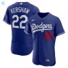 Clayton Kershaw Los Angeles Dodgers Alternate Authentic Player Jersey Royal Mlb stylepulseusa 1