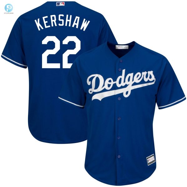 Clayton Kershaw Los Angeles Dodgers Big Tall Replica Player Jersey Royal Mlb stylepulseusa 1