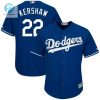 Clayton Kershaw Los Angeles Dodgers Big And Tall Alternate Cool Base Player Jersey Royal stylepulseusa 1