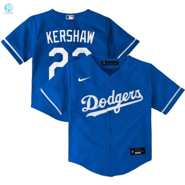 Clayton Kershaw Los Angeles Dodgers Toddler Alternate Replica Player Jersey Royal Mlb stylepulseusa 1 1