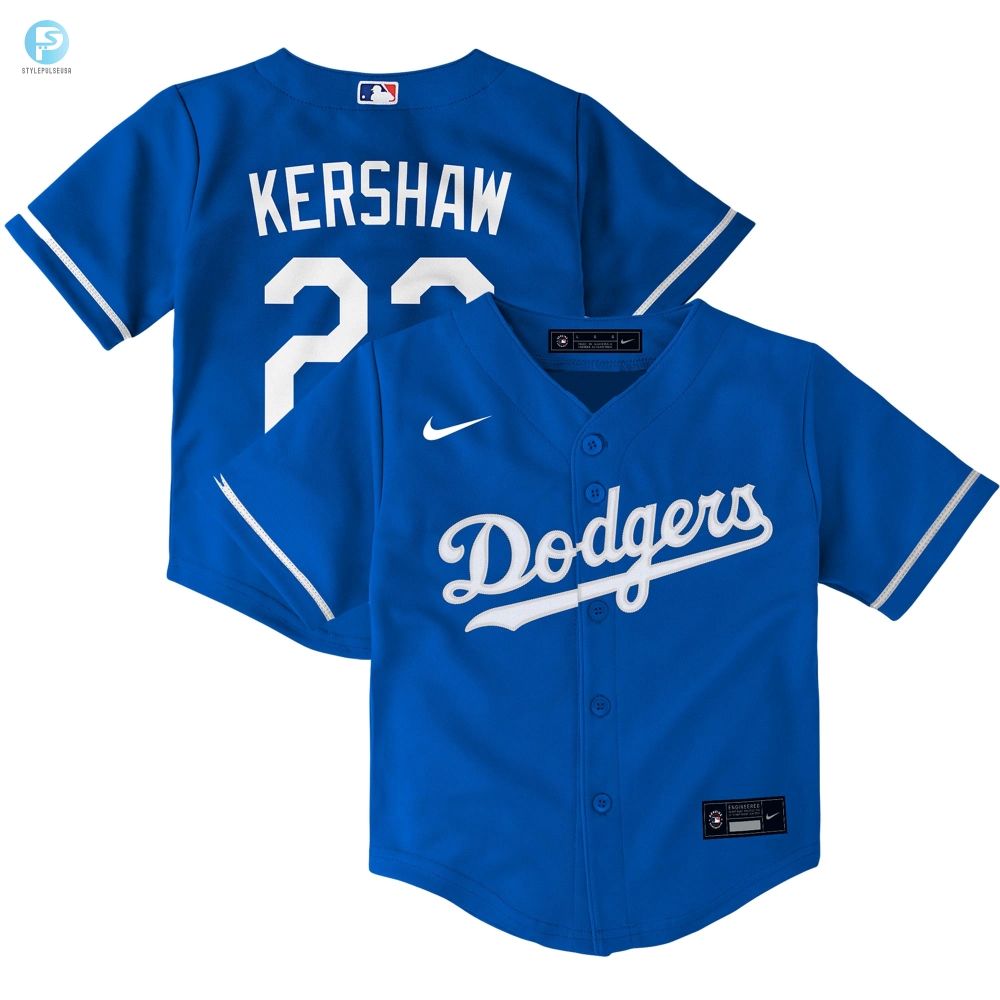 Clayton Kershaw Los Angeles Dodgers Toddler Alternate Replica Player Jersey  Royal Mlb 