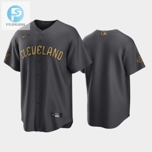 Cleveland Guardians 202223 Allstar Game Al Charcoal Jersey stylepulseusa 1 1