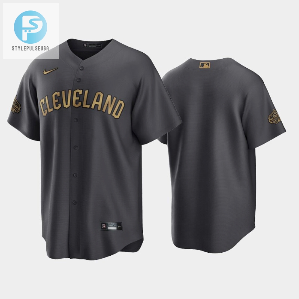 Cleveland Guardians 202223 Allstar Game Al Charcoal Jersey 