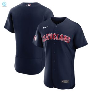 Cleveland Guardians Alternate Authentic Team Jersey Navy Mlb stylepulseusa 1 1