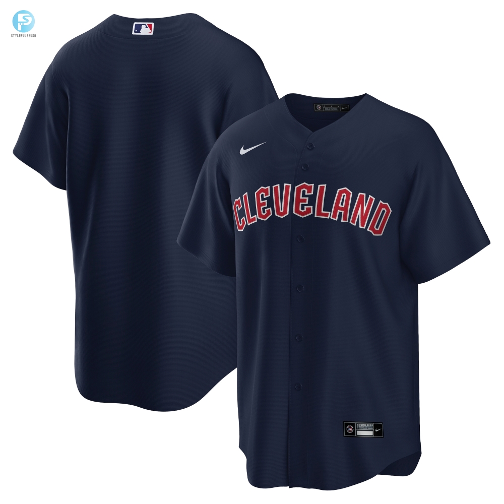 Cleveland Guardians Alternate Replica Jersey Navy Mlb 