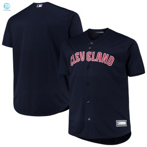 Cleveland Guardians Big Tall Alternate Replica Team Jersey Navy Mlb stylepulseusa 1 1