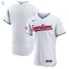 Cleveland Guardians Home Authentic Team Jersey White Mlb stylepulseusa 1