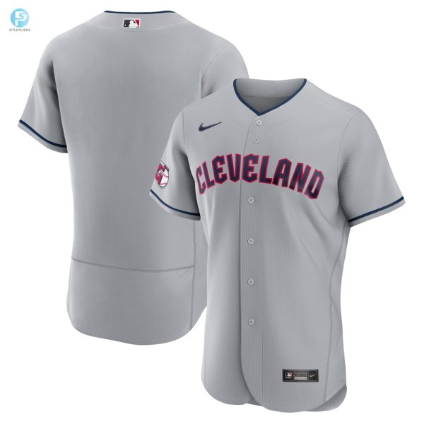 Cleveland Guardians Road Authentic Team Jersey Gray Mlb stylepulseusa 1