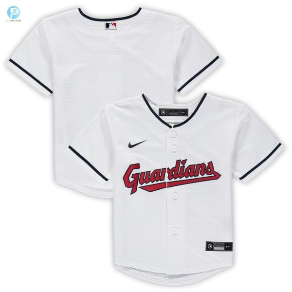 Cleveland Guardians Toddler Replica Team Jersey White Mlb stylepulseusa 1