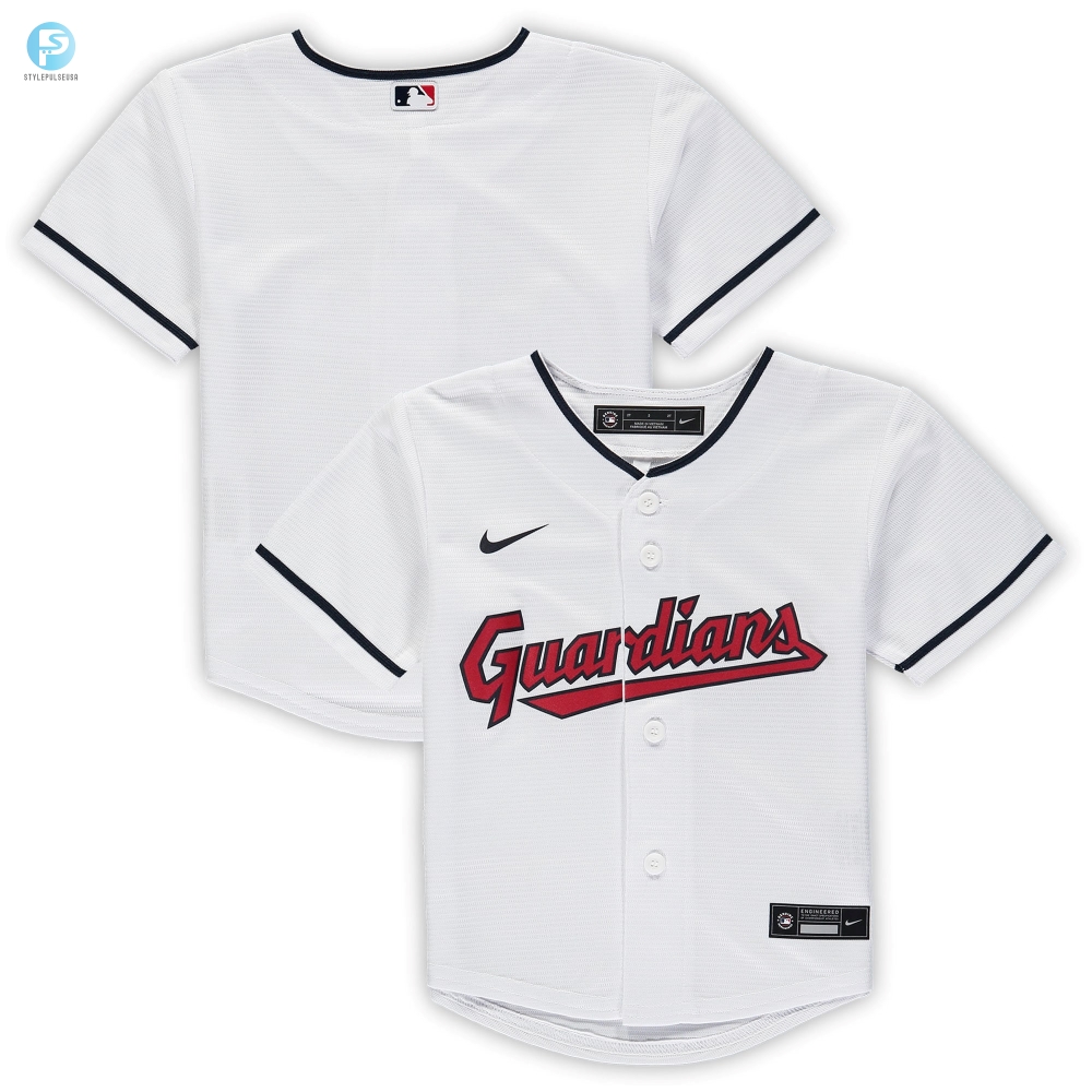 Cleveland Guardians Toddler Replica Team Jersey  White Mlb 