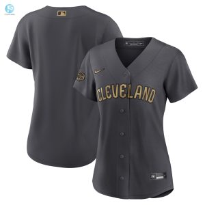 Cleveland Guardians Womens 2022 Mlb Allstar Game Replica Blank Jersey Charcoal Mlb stylepulseusa 1 1