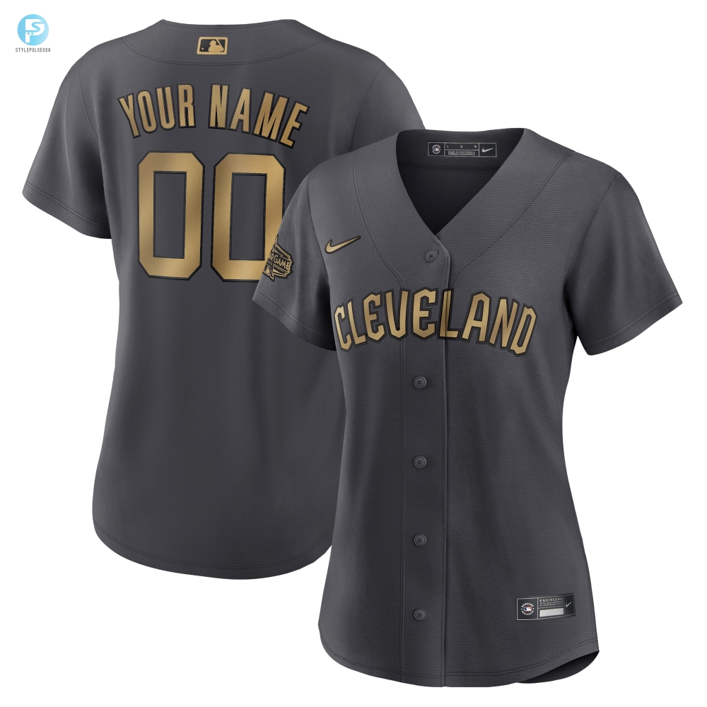 Cleveland Guardians Womens 2022 Mlb Allstar Game Replica Custom Jersey  Charcoal Custom Jerseys Mlb 