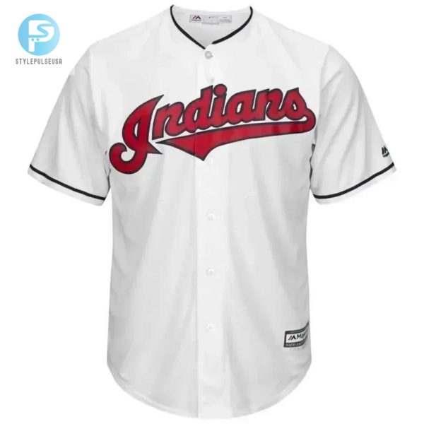 Cleveland Indians Home Big And Tall Cool Base Team Jersey White stylepulseusa 1