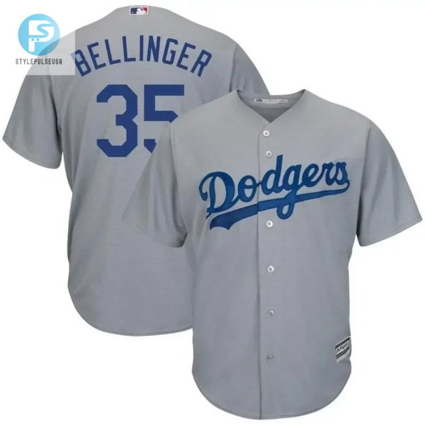 Cody Bellinger Los Angeles Dodgers Cool Base Player Jersey Gray stylepulseusa 1