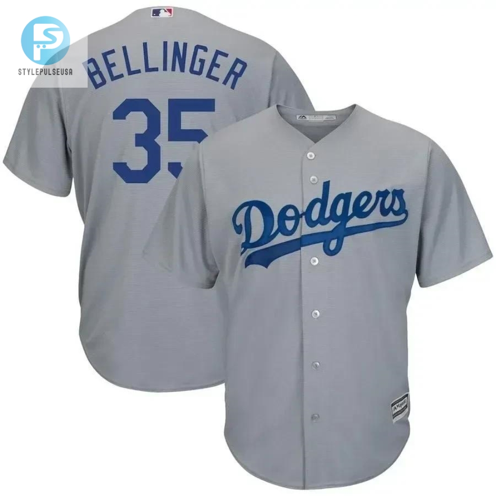 Cody Bellinger Los Angeles Dodgers Cool Base Player Jersey  Gray 