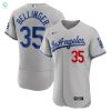 Cody Bellinger Los Angeles Dodgers Road Authentic Player Jersey Gray Mlb stylepulseusa 1 2