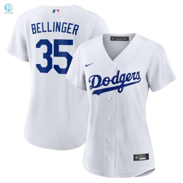 Cody Bellinger Los Angeles Dodgers Womens Home Replica Player Jersey White Mlb stylepulseusa 1