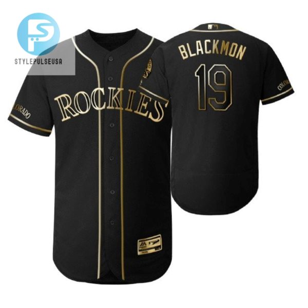 Colorado Rockies 19 Charlie Blackmon Mlb 2019 Golden Brandedition Black Jersey Gift For Rockies Fans stylepulseusa 1