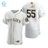 Colorado Rockies 55 Jon Gray Mlb Golden Brandedition White Jersey Gift For Rockies Fans stylepulseusa 1