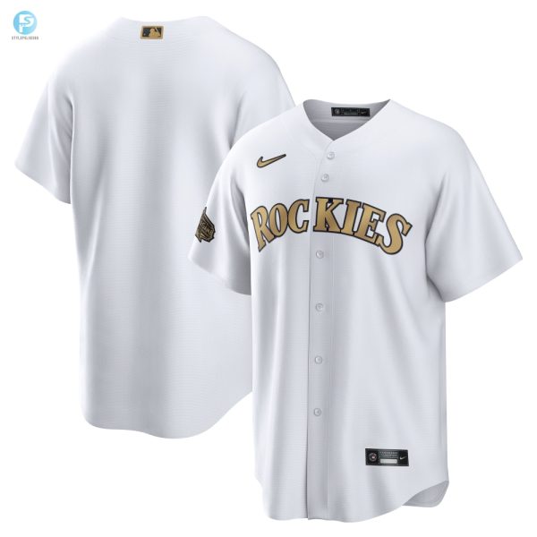 Colorado Rockies 2022 Mlb Allstar Game Replica Blank Jersey White Mlb stylepulseusa 1