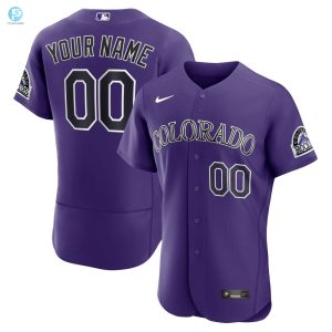 Colorado Rockies Alternate Authentic Custom Jersey Purple Custom Jerseys Mlb stylepulseusa 1 1