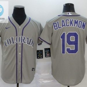 Colorado Rockies Charlie Blackmon 19 2020 Mlb Grey Jersey stylepulseusa 1 1