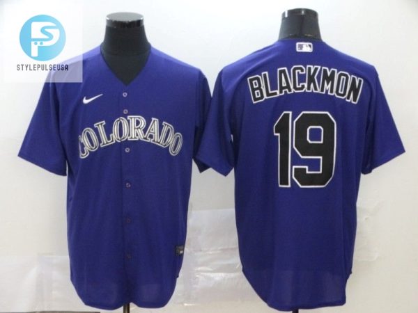 Colorado Rockies Charlie Blackmon 19 2020 Mlb Navy Blue Jersey stylepulseusa 1