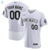 Colorado Rockies Home Authentic Custom Jersey White Custom Jerseys Mlb stylepulseusa 1 2