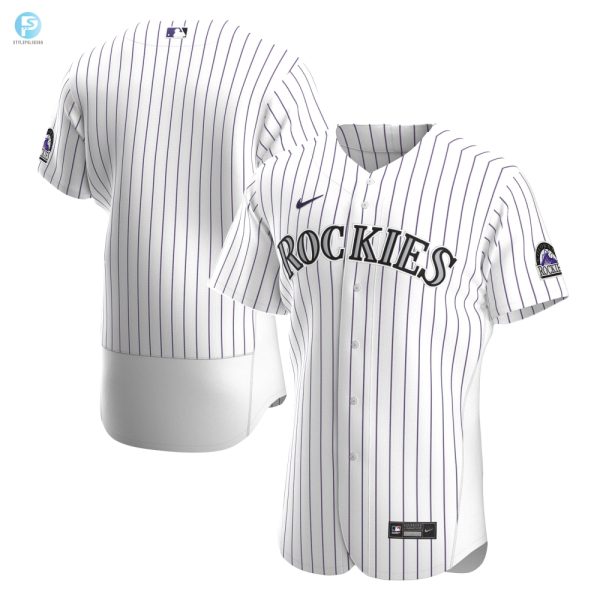 Colorado Rockies Home Authentic Team Jersey White Mlb stylepulseusa 1 1