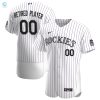 Colorado Rockies Home Pickaplayer Retired Roster Authentic Jersey White Custom Jerseys Mlb stylepulseusa 1