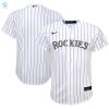 Colorado Rockies Home Replica Team Jersey White Mlb stylepulseusa 1 2