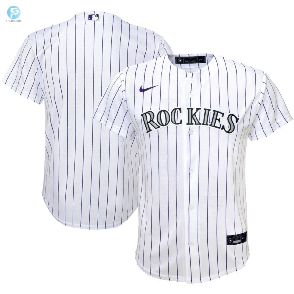 Colorado Rockies Home Replica Team Jersey White Mlb stylepulseusa 1 2