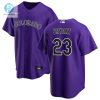 Colorado Rockies Kris Bryant 23 Mlb Purple Alternate Team Jersey Gift For Rockies Fans stylepulseusa 1