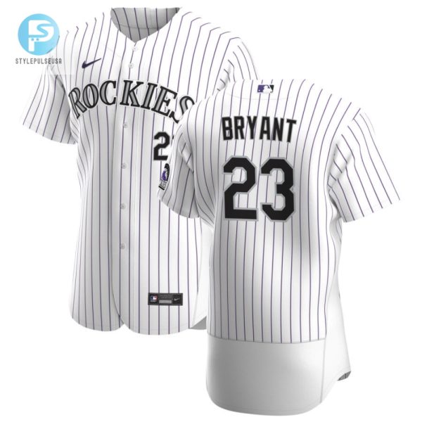 Colorado Rockies Kris Bryant 23 Mlb White Jersey Gift For Rockies Fans stylepulseusa 1