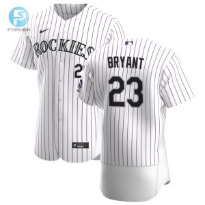 Colorado Rockies Kris Bryant 23 Mlb White Jersey Gift For Rockies Fans stylepulseusa 1 1