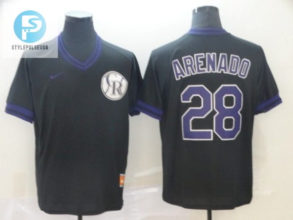 Colorado Rockies Nolan Arenado 28 2020 Mlb Black Jersey stylepulseusa 1 1