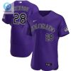 Colorado Rockies Nolan Arenado 28 2020 Mlb Purple Jersey stylepulseusa 1