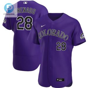 Colorado Rockies Nolan Arenado 28 2020 Mlb Purple Jersey stylepulseusa 1 1