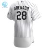 Colorado Rockies Nolan Arenado 28 2020 Mlb White Stripe Lines Jersey stylepulseusa 1