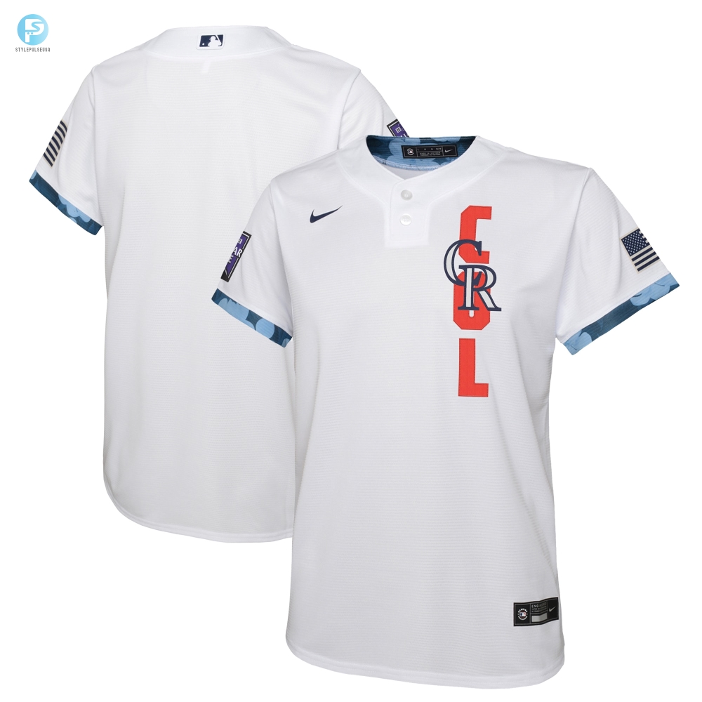 Colorado Rockies Youth 2021 Mlb Allstar Game Jersey  White 