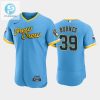 Corbin Burnes 39 202223 City Connect Milwaukee Brewers Jersey Powder Blue stylepulseusa 1