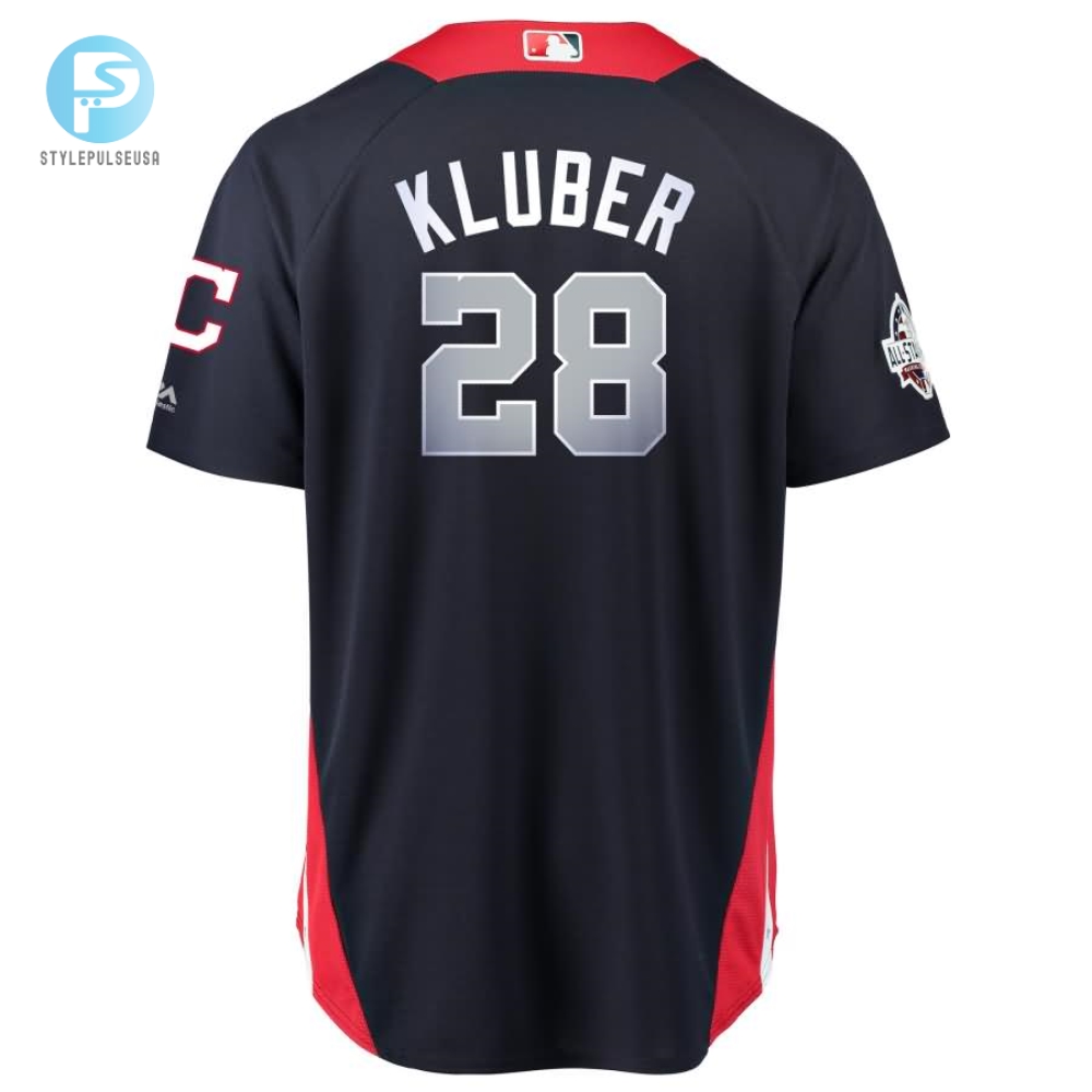 Corey Kluber American League Majestic 2018 Mlb Allstar Game Home Run Derby Player Jersey  Navy 