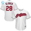 Corey Kluber Cleveland Indians Cool Base Player Jersey White stylepulseusa 1