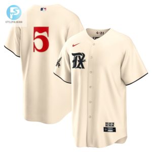 Corey Seager 5 Texas Rangers 2023 City Connect Player Jersey Cream stylepulseusa 1 1