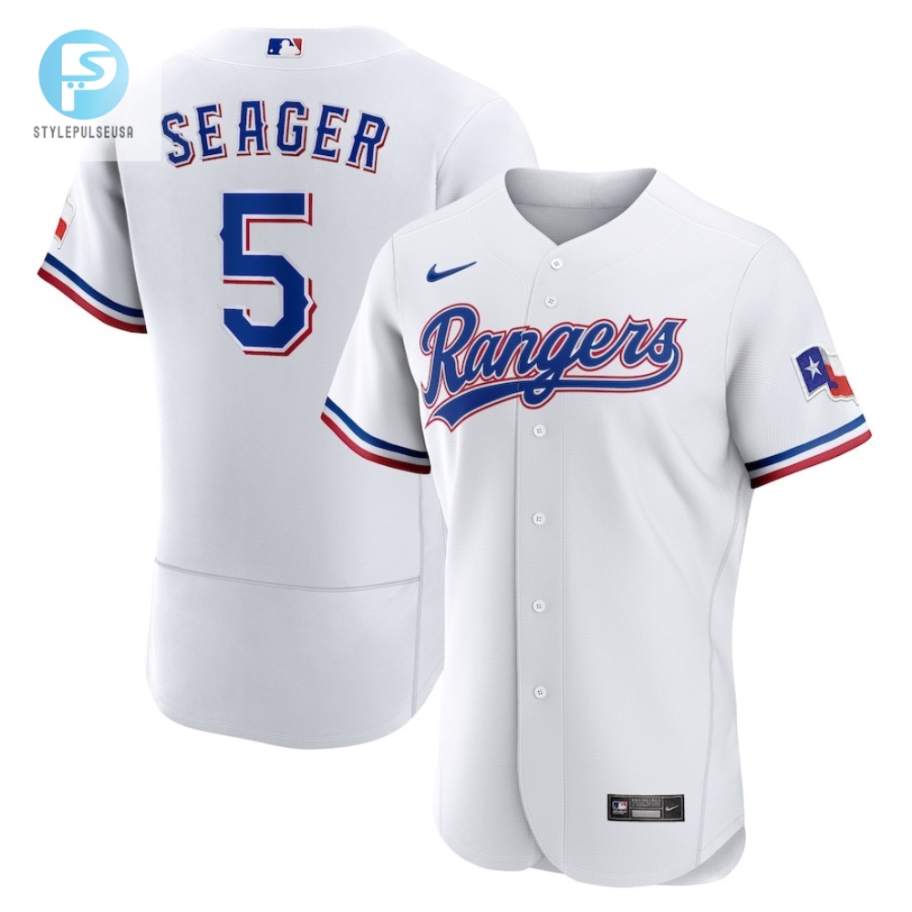 Corey Seager 5 Texas Rangers Home Player Elite Jersey  White 