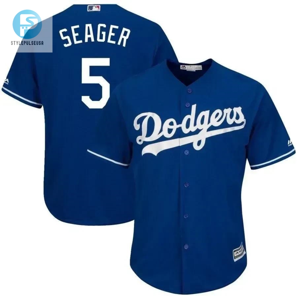 Corey Seager Los Angeles Dodgers Big And Tall Alternate Cool Base Player Jersey  Royal 