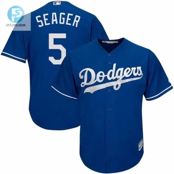 Corey Seager Los Angeles Dodgers Fashion Official Cool Base Player Jersey Royal stylepulseusa 1