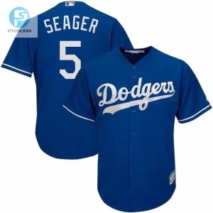 Corey Seager Los Angeles Dodgers Fashion Official Cool Base Player Jersey Royal stylepulseusa 1 1